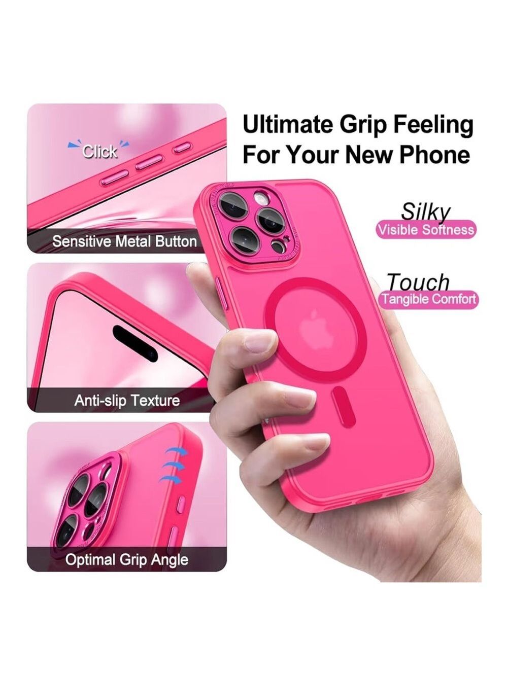 iPhone 16 Pro Max Case Magsafe Compatible - Picture 3 of 9